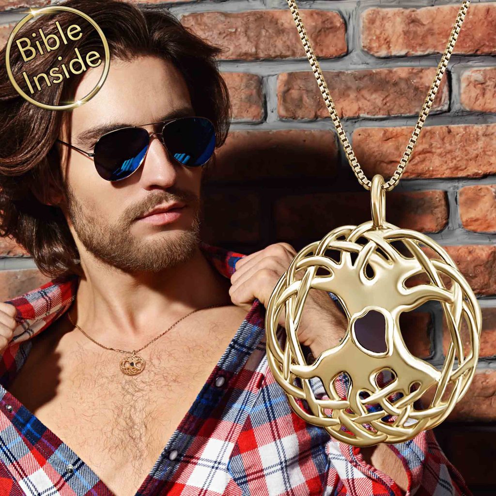 Tree of Life Necklaces Featuring Entire New Testament Inside From My Nano Jewelry